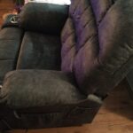 Grey Chenille Recliner Platinum Big and Tall Dual Motor Power Lift Chair with Massage, Heating and 2-Cup Holder photo review
