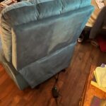 Grey Chenille Recliner Platinum Big and Tall Dual Motor Power Lift Chair with Massage, Heating and 2-Cup Holder photo review