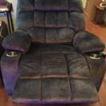 Grey Chenille Recliner Platinum Big and Tall Dual Motor Power Lift Chair with Massage, Heating and 2-Cup Holder photo review